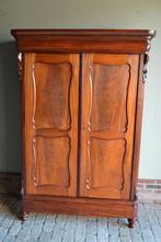 Prachtige antieke mahonie biedermeier meidenkast., Verzenden