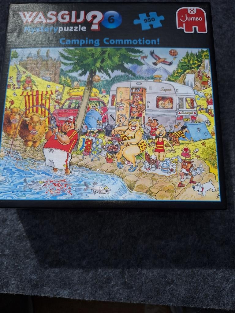 Wasgij Mystery 6 Camping Commotion puzzel 950 stukjes, Ophalen