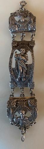 Armband van zilveren bijbelslot, Ophalen of Verzenden, Zilver