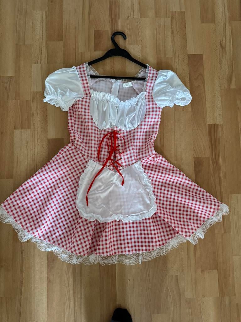 Dirndl Tiroler jurkje maat M zgan Met sokken, Kleding | Dames, Maat 38/40 (M), Carnaval, Ophalen of Verzenden, Zo goed als nieuw