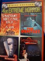 4x Extreme Horror DVD Boxset - Stephen King, The Dentist, Gebruikt, Vanaf 16 jaar, Ophalen of Verzenden, Boxset