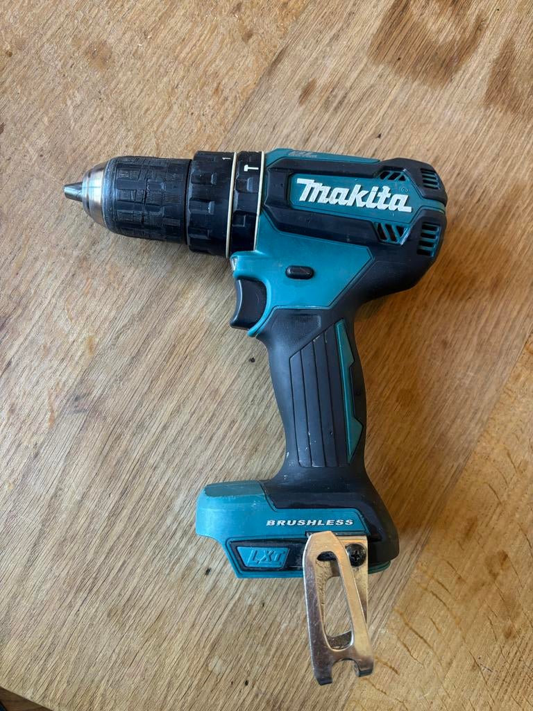 Makita DHP485 klopboormachine 18v LXT, Ophalen of Verzenden, Gebruikt, Boor- en Schroefmachine, Klopboormechanisme