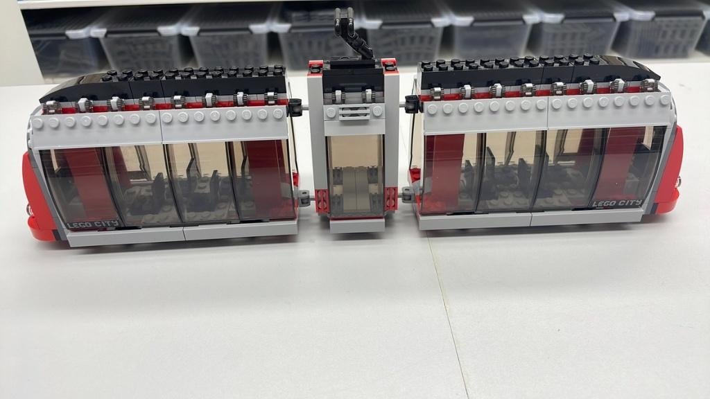SB2074 Lego tram/ trein past op lego spoor!, Ophalen of Verzenden, Zo goed als nieuw