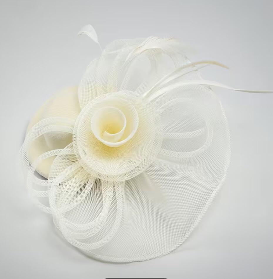 Mooie kleine fascinator, Ophalen of Verzenden, Nieuw, 55 cm (S, 6⅞ inch) of minder, Hoed