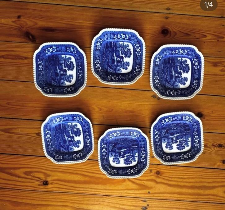 Copeland spode tower vintage gebaksbordje, stukprijs, Antiek en Kunst, Antiek | Servies los, Ophalen of Verzenden