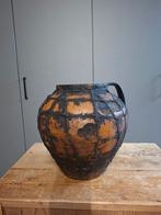 Brocante draadpot, Ophalen