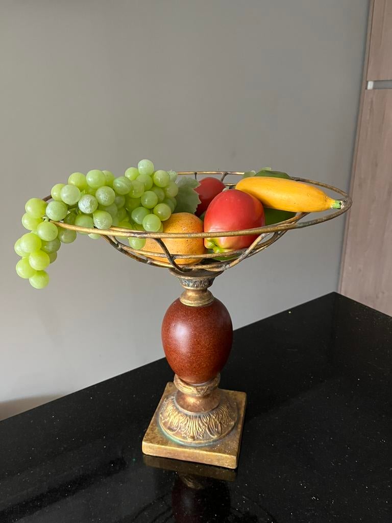 Prachtige fruitschaal. Schaal op voet., Ophalen of Verzenden