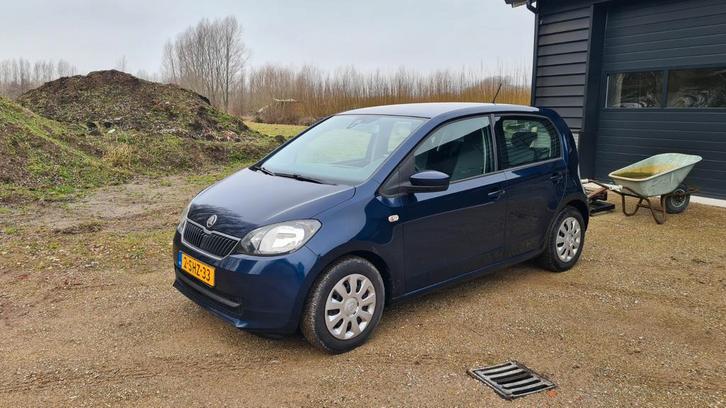 Skoda Citigo 1.0 T 44KW 2013 Blauw, Auto's, Skoda, Particulier, Citigo, Airconditioning, Centrale vergrendeling, Elektrische ramen