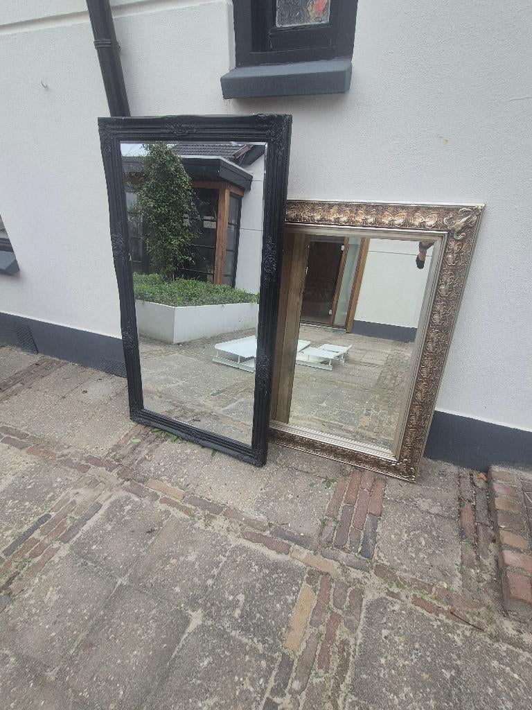 Spiegel groot, Huis en Inrichting, Woonaccessoires | Spiegels, Ophalen, Zo goed als nieuw, Rechthoekig, Minder dan 100 cm