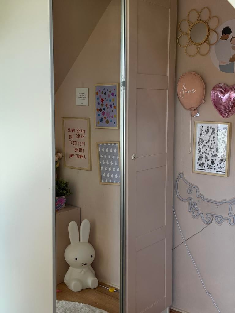 IKEA Pax spiegeldeur, Gebruikt, Glas, Minder dan 25 cm, 150 tot 200 cm