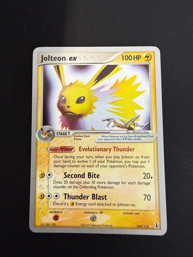 Jolteon ex worldchampionships 2007 tom roos deck fresh, Ophalen of Verzenden, Zo goed als nieuw