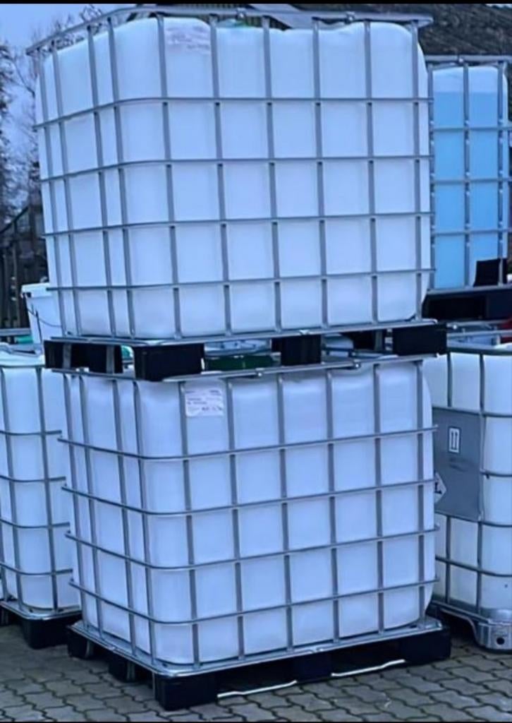 Te koop (gespoelde) 1000L IBC, 150 liter of meer, Ophalen of Verzenden