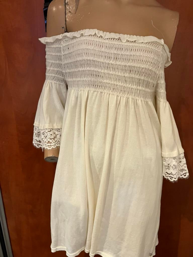 TWINSET simona barbieri jurk maat s origineel zgan, Beige, G, Ophalen of Verzenden, Zo goed als nieuw