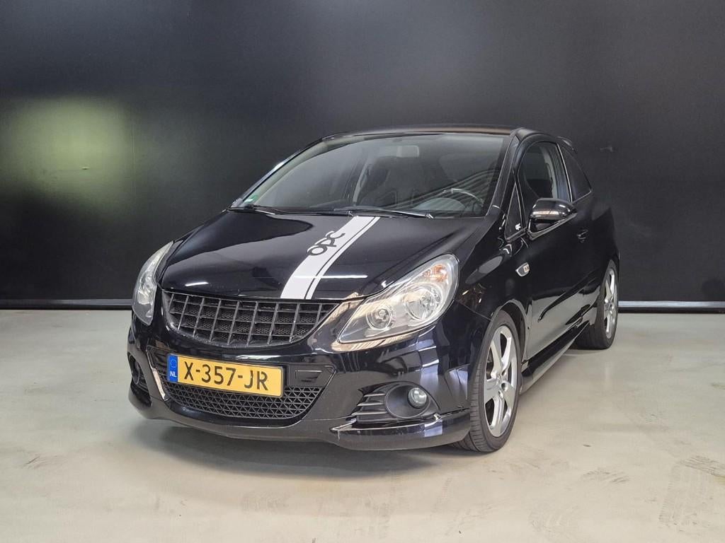 Opel Corsa OPC 2007 Zwart, Auto's, Opel, Particulier, Corsa, Benzine, Hatchback, Handgeschakeld, Geïmporteerd, Zwart, Zwart, Leder en Alcantara