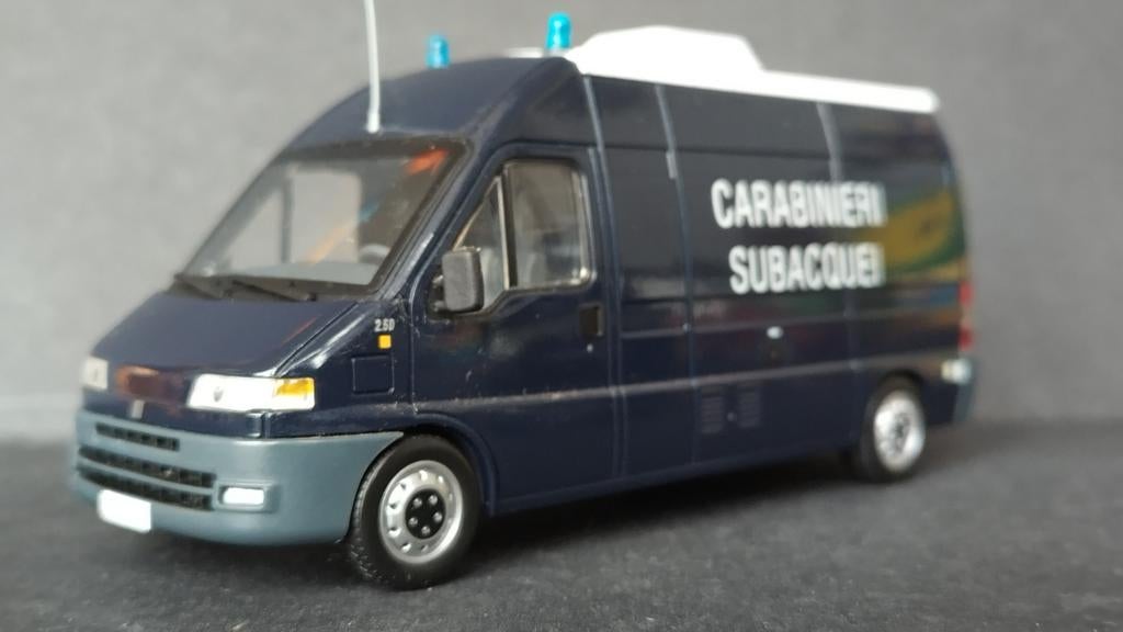 Fiat Ducato l3 H2 Carabinieri Camper  1:43 D Agostini Pol, Hobby en Vrije tijd, Modelauto's | 1:43, Overige merken, Auto, Verzenden
