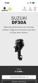 Suzuki DF 30A, Watersport en Boten, Ophalen, Viertaktmotor, Zo goed als nieuw, 30 pk of meer