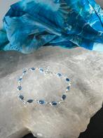 Kyaniet zilver beschermt intuïtie hoge trilling zuivert aura, Met bedels of kralen, Blauw, Nieuw, Ophalen of Verzenden