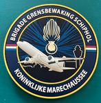 Badge kon marechaussee schiphol polyester, Verzamelen, Ophalen of Verzenden, Marechaussee, Nederland, Embleem of Badge