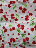 Hobbystofje kersen, Ophalen of Verzenden, Katoen, 30 tot 200 cm, 120 cm of meer