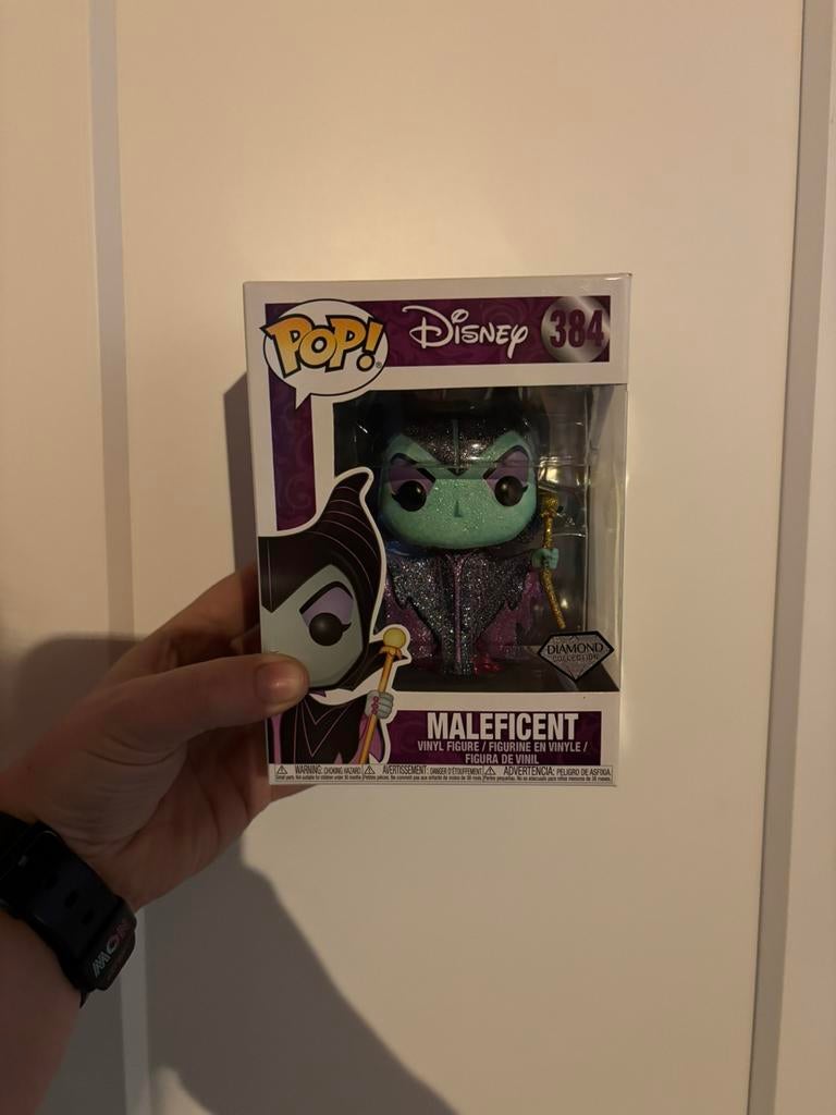 Funko pop 384 Disney Maleficent DIAMOND, Ophalen of Verzenden, Zo goed als nieuw