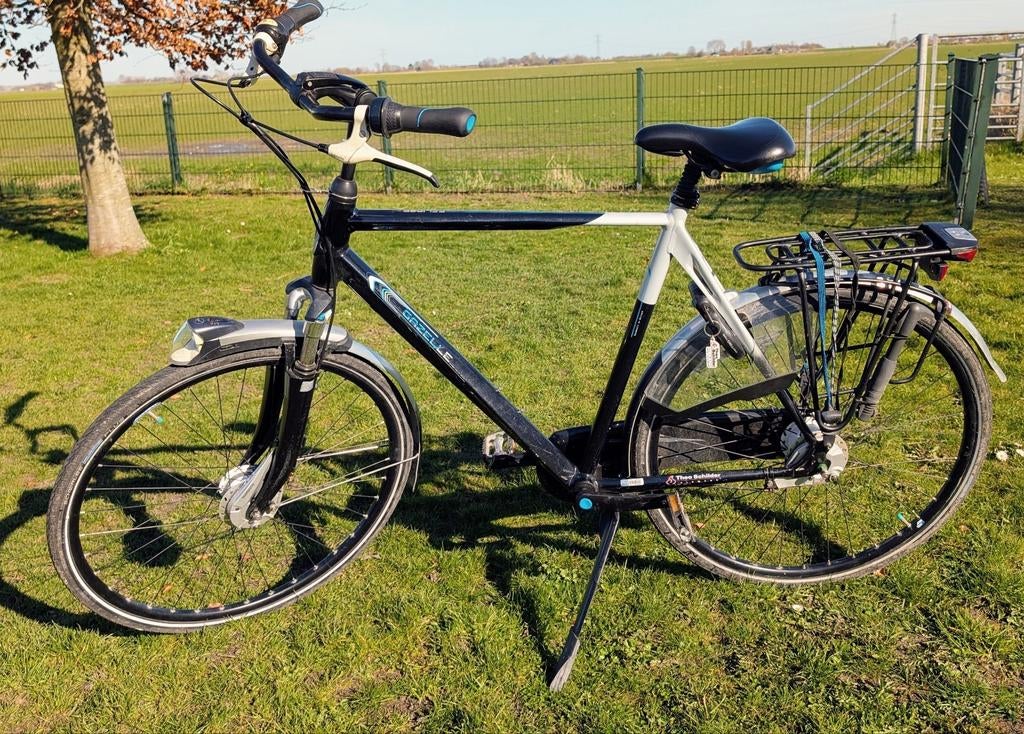 Gazelle Eclipse herenfiets, 61 cm frame, Fietsen en Brommers, Fietsen | Heren | Herenfietsen, Ophalen, Gebruikt, Versnellingen