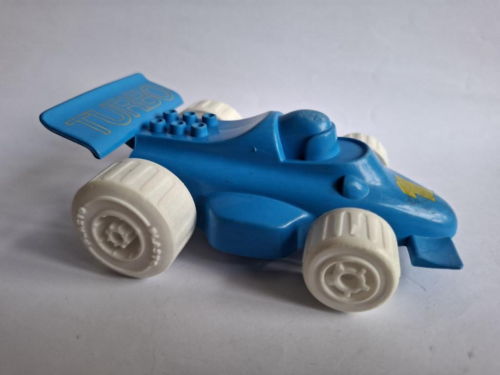 Formule 1 V6 Turbo blauw Viking Toys vinyl Made in Vietnam, Hobby en Vrije tijd, Modelauto's | Overige schalen, Nieuw, Auto, Ophalen of Verzenden