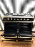 Luxe Lacanche met coupe de feu zwart/messing 2 ovens 100 cm, Witgoed en Apparatuur, Fornuizen, Fornello Esperta, Ophalen of Verzenden