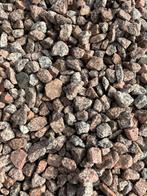 GRATIS: Schots graniet/split/siergrind, roze/grijs -ruim 5m3, Ophalen, Zo goed als nieuw, Roze, Split