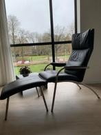 fauteuil, Huis en Inrichting, Fauteuils, Ophalen, Gebruikt, 100 tot 125 cm, Leer