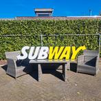 Subway gevelreclame lichtbak, Ophalen, Gebruikt, Lichtbak of (neon) lamp