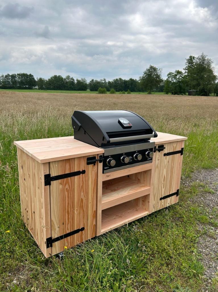 Buitenkeuken inclusief grandhall G4, Tuin en Terras, Gasbarbecues, Ophalen of Verzenden, Nieuw, Grand Hall