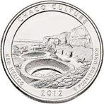 Amerika - Quarter 2012 - Chaco Culture - Unc, Ophalen of Verzenden, Noord-Amerika, Losse munt