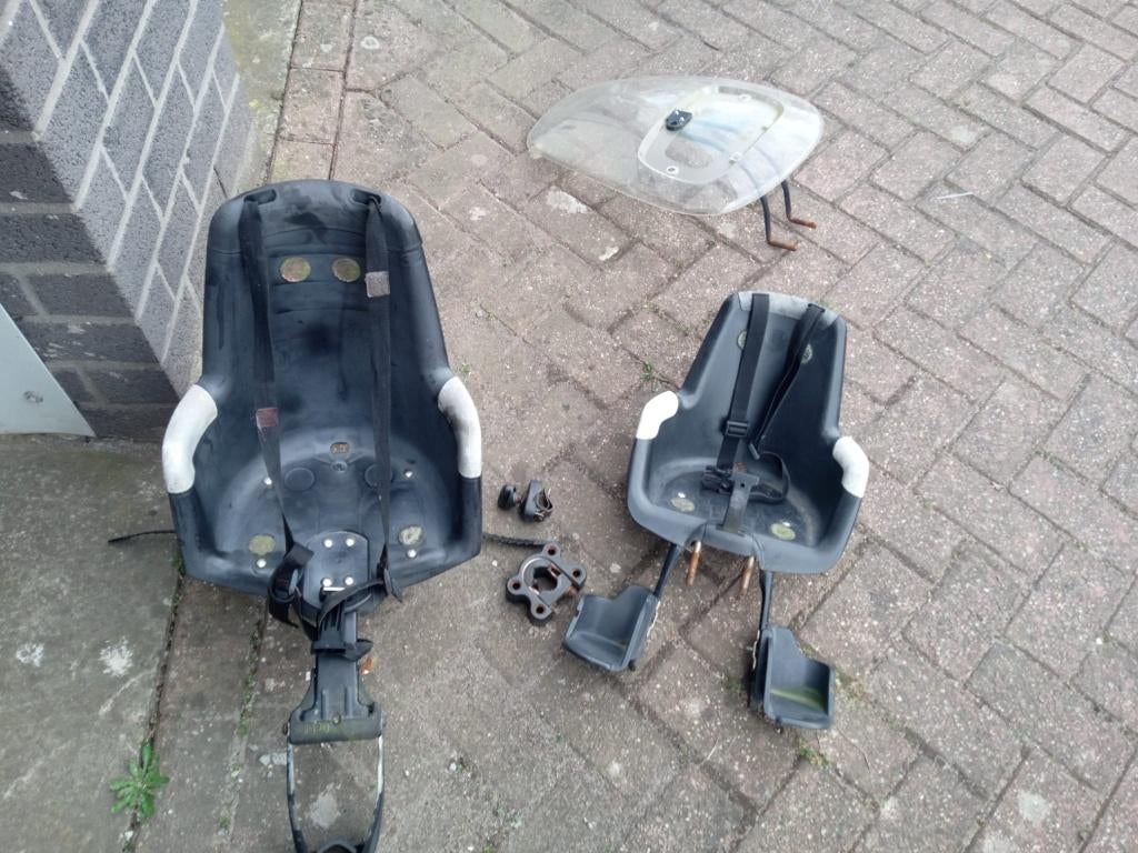 Fiets stoeltjes bobike, Ophalen, Gebruikt