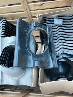 kunststof dakdoorvoer pannen, Tuin en Terras, Tegels en Klinkers, Gebruikt, Overige typen, Kunststof, Ophalen