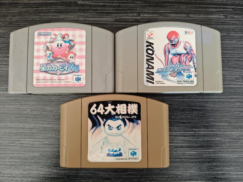 Nintendo 64 Games Japan Kirby, Verzenden, 1 speler, Racen en Vliegen, Zo goed als nieuw