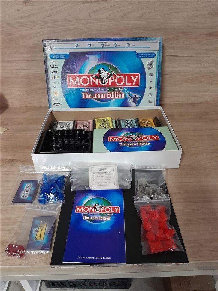 monopoly the com editie [s1132], Hobby en Vrije tijd, Gezelschapsspellen | Bordspellen, Zo goed als nieuw, Ophalen of Verzenden