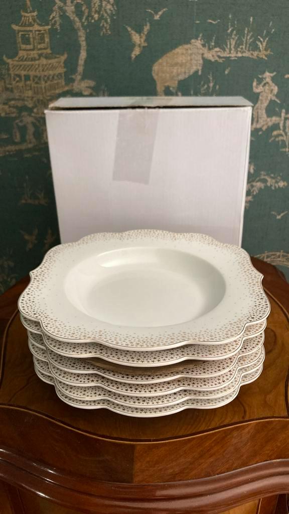 Pip studio soepbord diep bord nieuw! royal winter white, Huis en Inrichting, Keuken | Servies, Nieuw, Bord(en), Overige stijlen