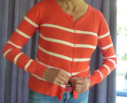 vintage vest - rood - Athmosphere  - 36/38, Kleding | Dames, Truien en Vesten, Zo goed als nieuw, Maat 36 (S), Rood, Ophalen of Verzenden