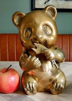 Grote messing panda, Ophalen of Verzenden