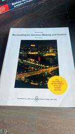 Accounting for Decision Making and Control, Boeken, Ophalen of Verzenden, Zo goed als nieuw