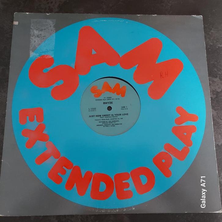 12" Maxisingel Rhyze - Just How Sweet Is Your Love (1980), Cd's en Dvd's, Vinyl | Dance en House, Gebruikt, Disco, 12 inch, Ophalen of Verzenden