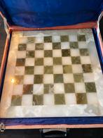 Antiek Onyx Schaakspel in Bewaardoos - Uniek Object!, Antiek en Kunst, Ophalen