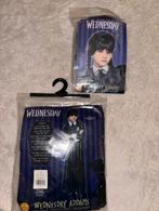 Wednesday Addams Carnavalskleding Kind Compleet, Ophalen of Verzenden, Zo goed als nieuw, 122 t/m 128, Meisje