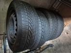 Winterbanden op stalen velg, Auto-onderdelen, Banden en Velgen, Ophalen, Gebruikt, 16 inch, Banden en Velgen