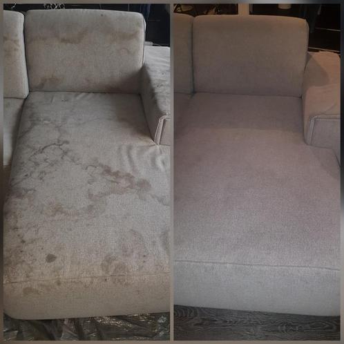 Sofa en Chaises Longues, Huis en Inrichting, Banken | Sofa's en Chaises Longues, Zo goed als nieuw, Leer, Stof, Overige materialen