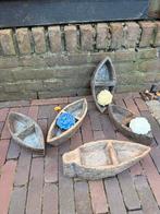 Houten Bootjes/Bakjes Decoratie, Ophalen, Gebruikt, Hout, Overige typen
