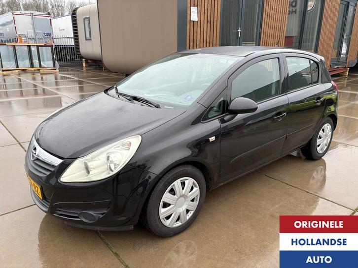 Opel Corsa 1.4-16V VOL Automaat Zwart Airco Cruise Control, Auto's, Opel, Bedrijf, Te koop, Corsa, ABS, Airbags, Airconditioning
