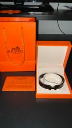 Hermes armband, Sieraden, Tassen en Uiterlijk, Armbanden, Verzenden, Zo goed als nieuw, Zwart, Staal