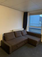 Hoekslaapbank met opbergruimte (IKEA FRIHETEN), donkerbruin, Ophalen, Gebruikt, Bruin, Tweepersoons