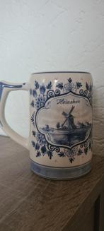 Delfts blauwe Bierpul, vintage Heineken, Antiek en Kunst, Antiek | Keramiek en Aardewerk, Ophalen of Verzenden
